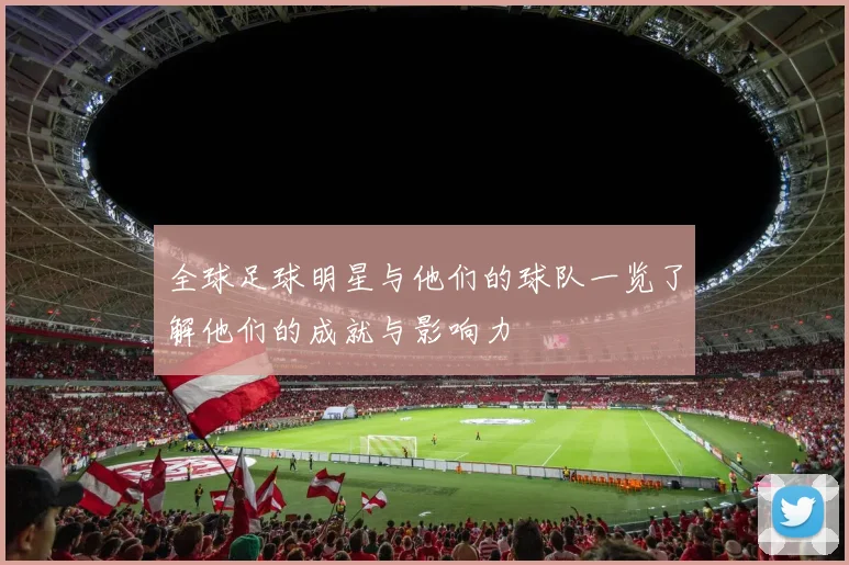 全球足球明星与他们的球队一览了解他们的成就与影响力